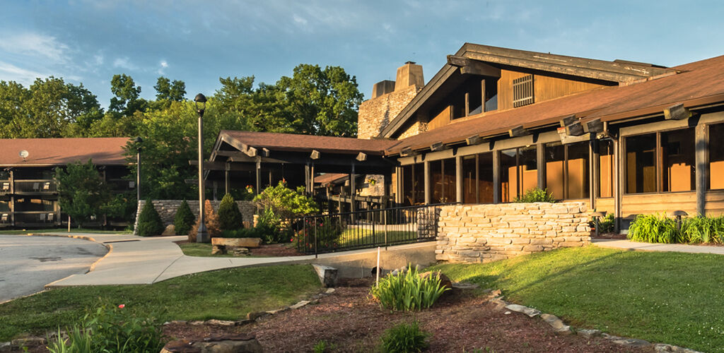 Entrance to the lodge