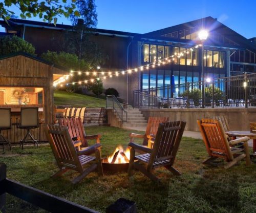 Outdoor Cantina with Fire Pit